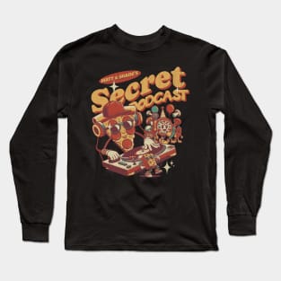 Matt and Shane's Secret Podcast Pizza Party Toon Design Long Sleeve T-Shirt